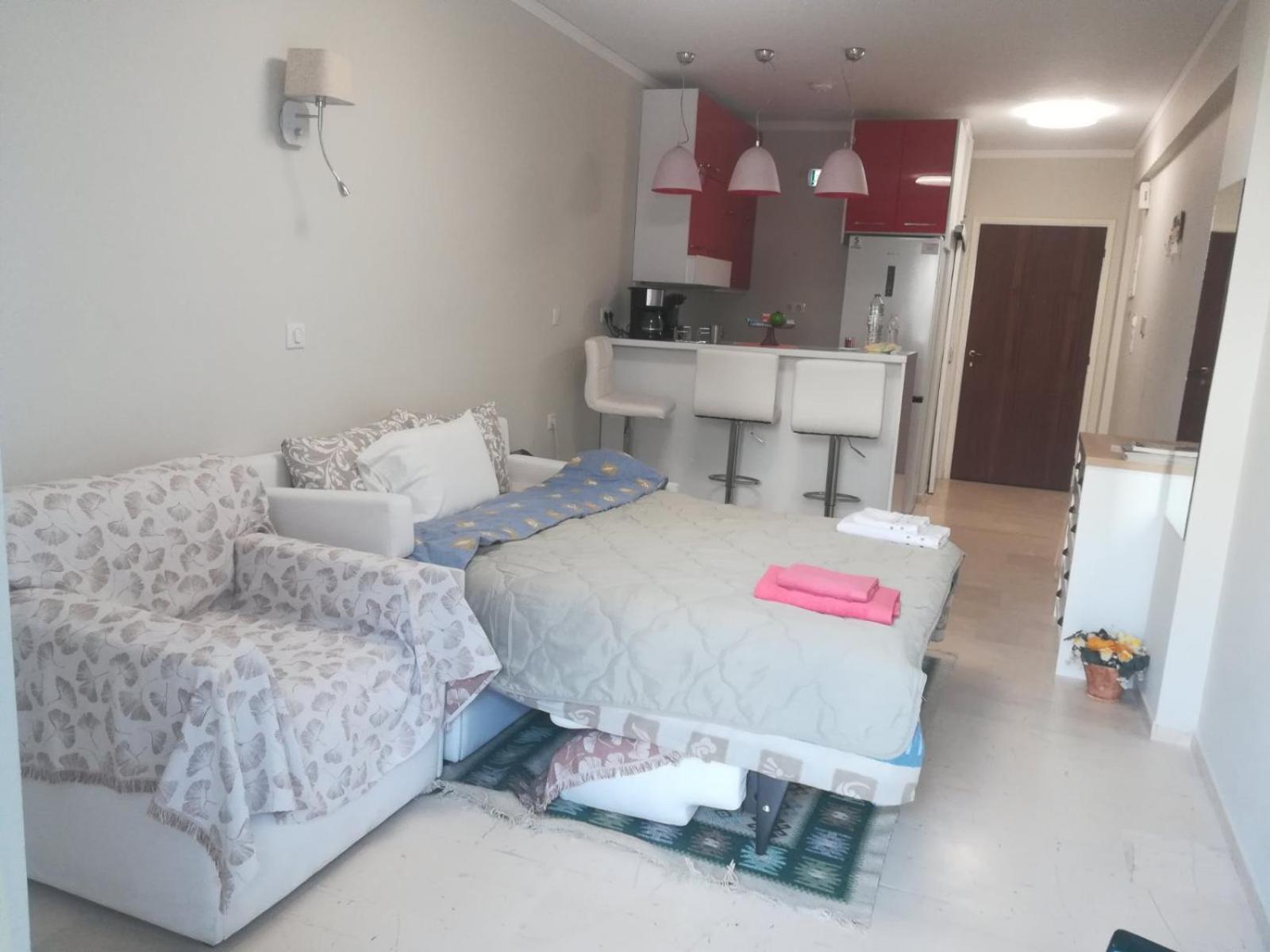Modern Studio By The Sea Loutra Edipsou  Esterno foto